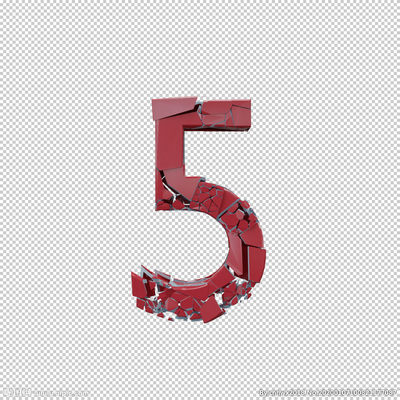 破碎字体 数字广告设计中的视觉冲击利器